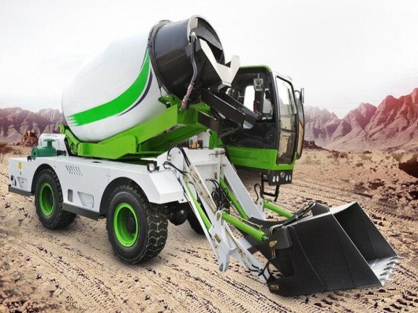 self loading concrete mixer truck