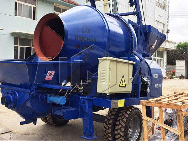 mobile concrete pump