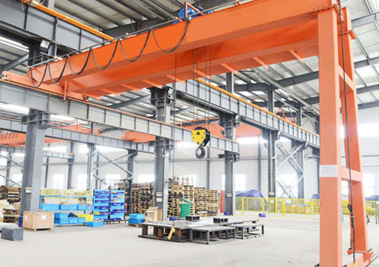 Double Girder Semi Gantry Crane