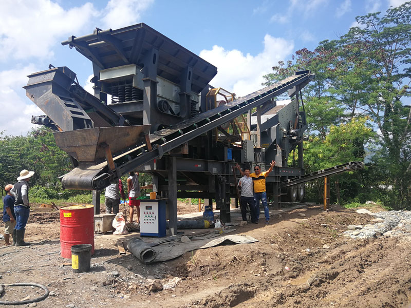 mobile aggregate crusher plant