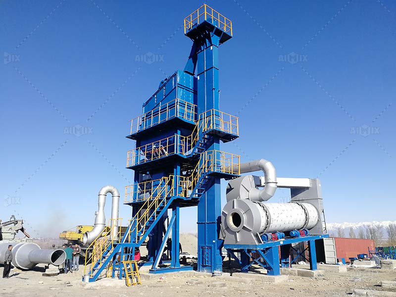 ALQ60 Stationary Type Asphalt Mxing Plant for Sale Indonesia