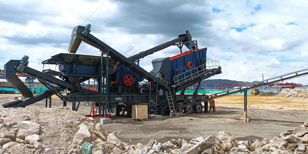 wheeled impact crusher