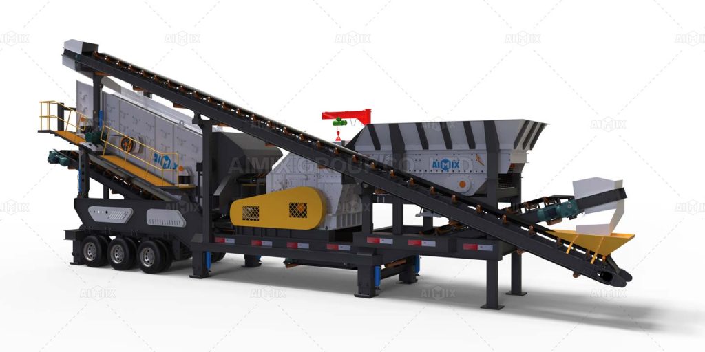 Mobile Impact Crusher Plant – Wheeled Chassis