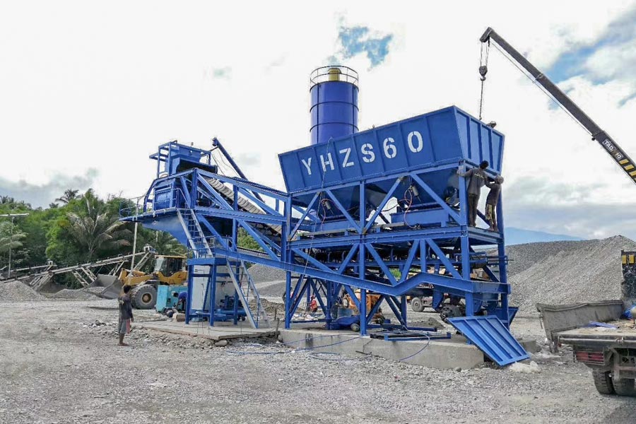 AJY60 batching plant in the Philippines