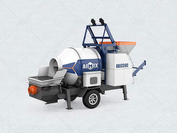 concrete mixer and pump - mini size