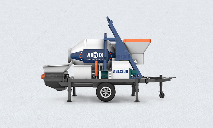 mini concrete mixing pump