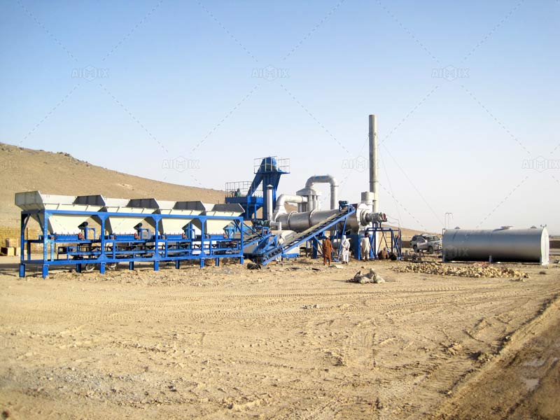 Continuous Mobile Asphalt Drum Mix Plant