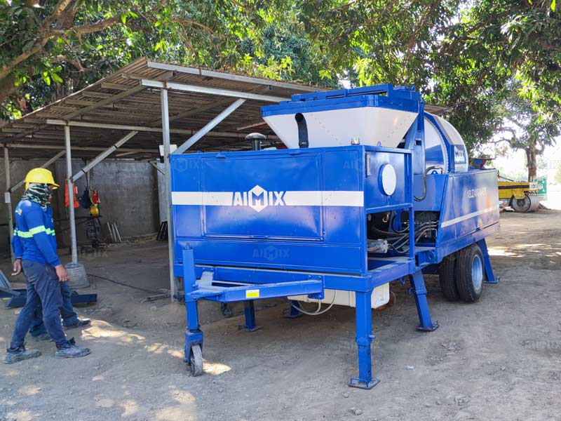 Concrete Mixer Pump with Small Capacity of Pumping