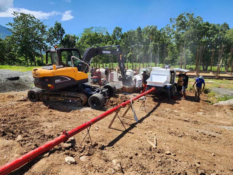 Samll Type Trailer Concrete Pump