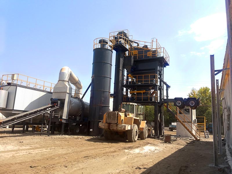 Mobile Type Asphalt Plant for Small Project